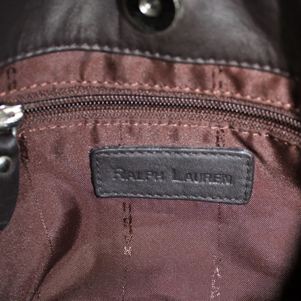 Ralph Lauren Dark Brown Shoulder Bag - Picture 8 of 9